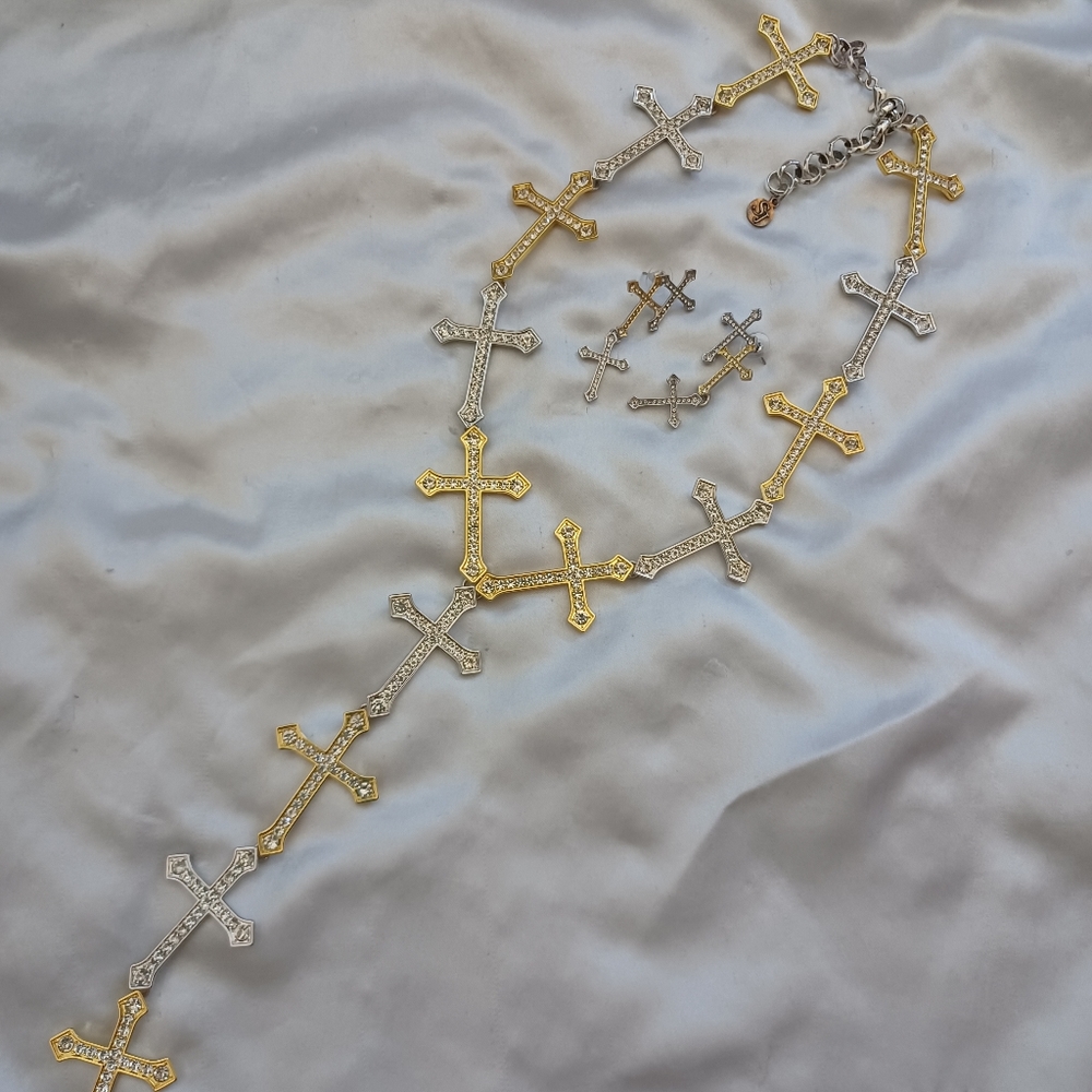 Sassy Jones Trinity Necklace and Dangles